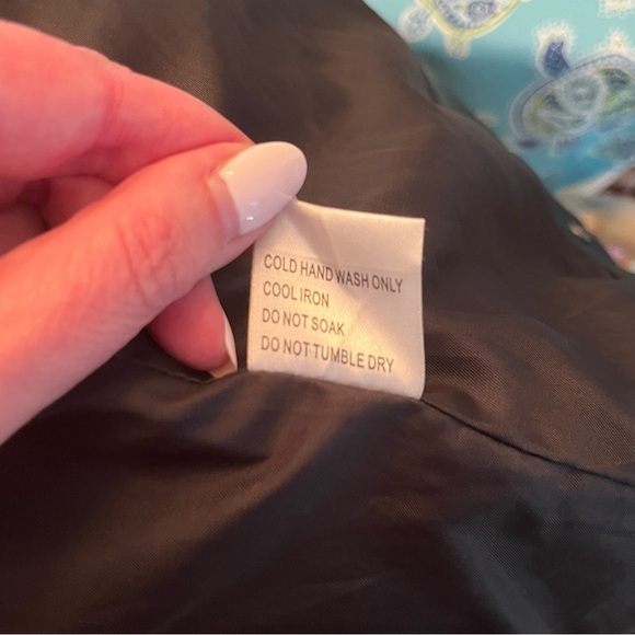 Princess Polly Next In Line Faux Leather Biker Jacket Black Moto Oversized S/M - Picture 11 of 11